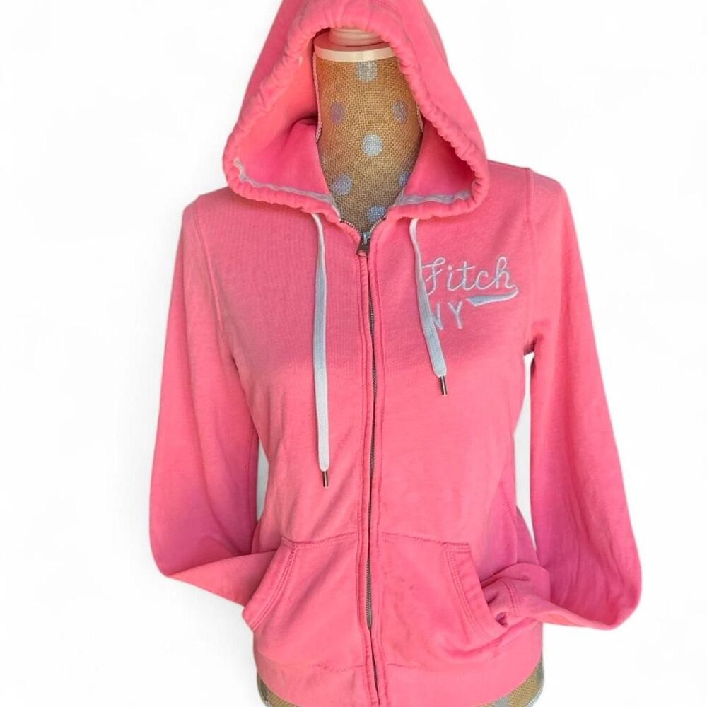 Abercrombie-fitch Women's Pink Hoodie